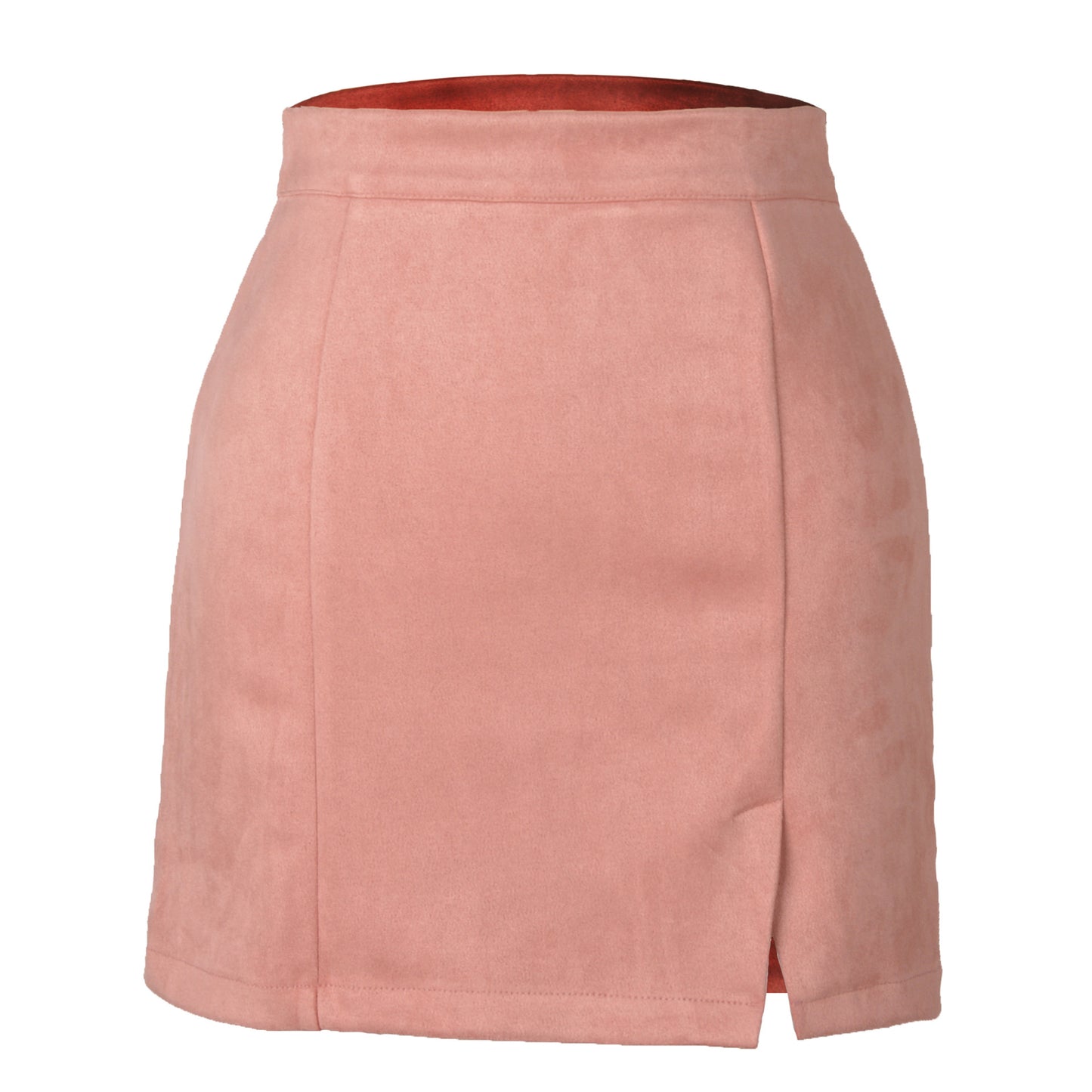 Faux Suede Mini Skirt