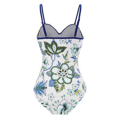 Floral Sweetheart One Piece Swimsuit