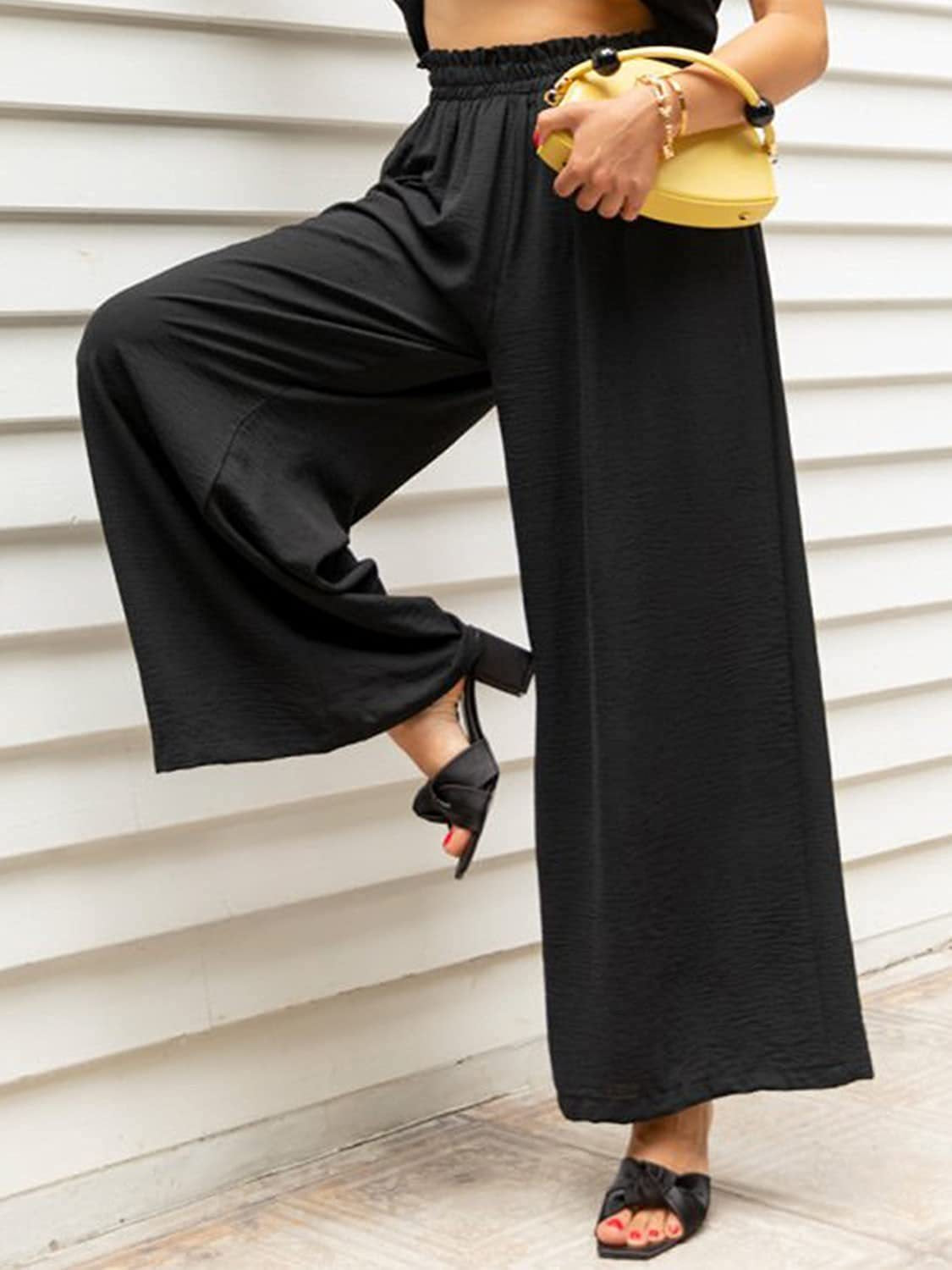 High Waist Loose Casual Pants