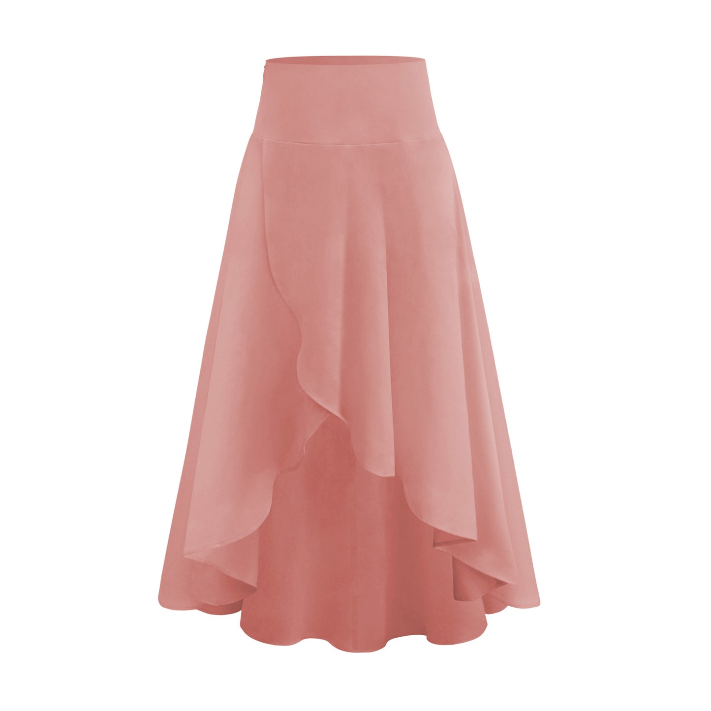 Ruffled Irregular Skirt