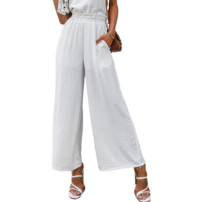 High Waist Loose Casual Pants