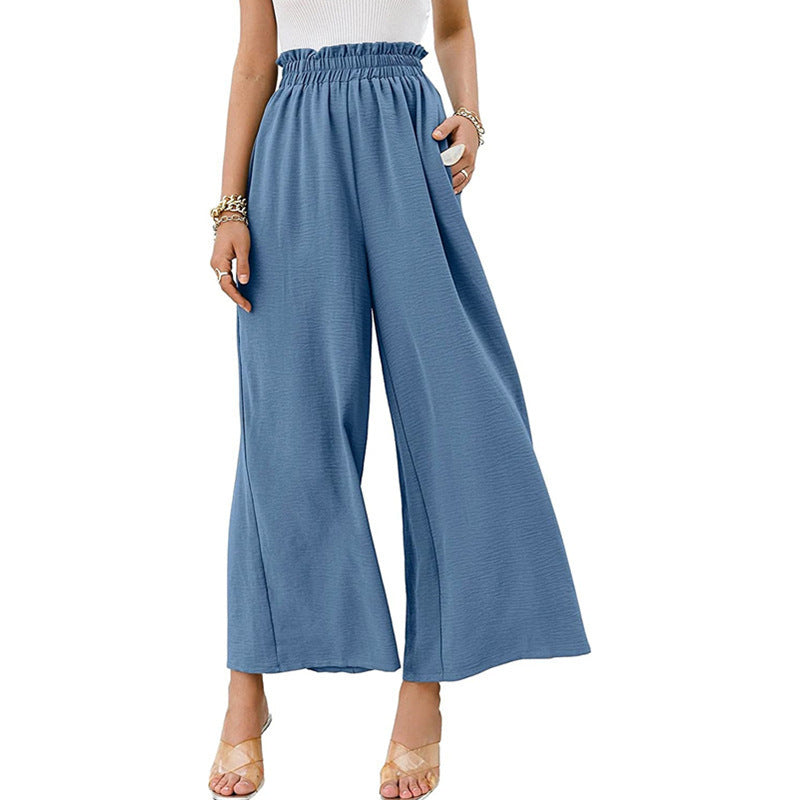 High Waist Loose Casual Pants