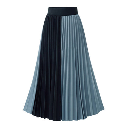 Two Tone Pleated Skirt