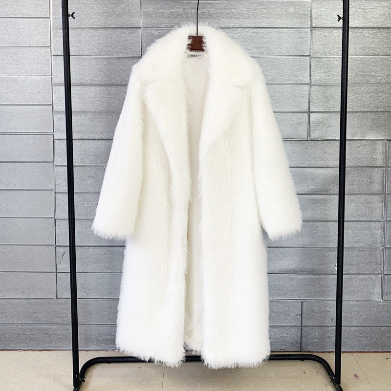 Faux Fur Long Coat