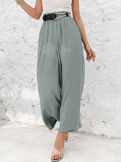 High Waist Loose Casual Pants