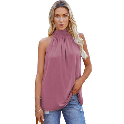 Turtleneck Halter Top