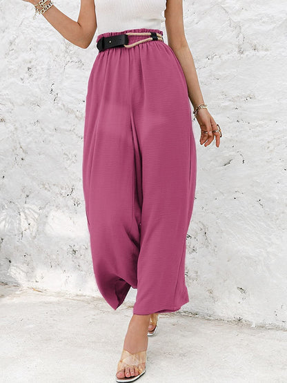 High Waist Loose Casual Pants