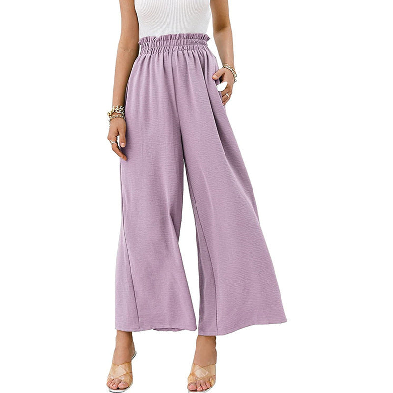 High Waist Loose Casual Pants