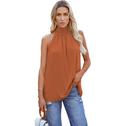 Turtleneck Halter Top