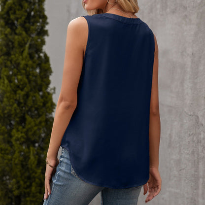 V-neck Sleeveless Shirt