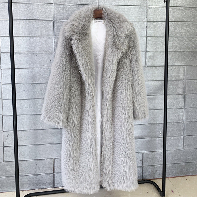 Faux Fur Long Coat