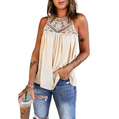 Lace Sleeveless Shirt