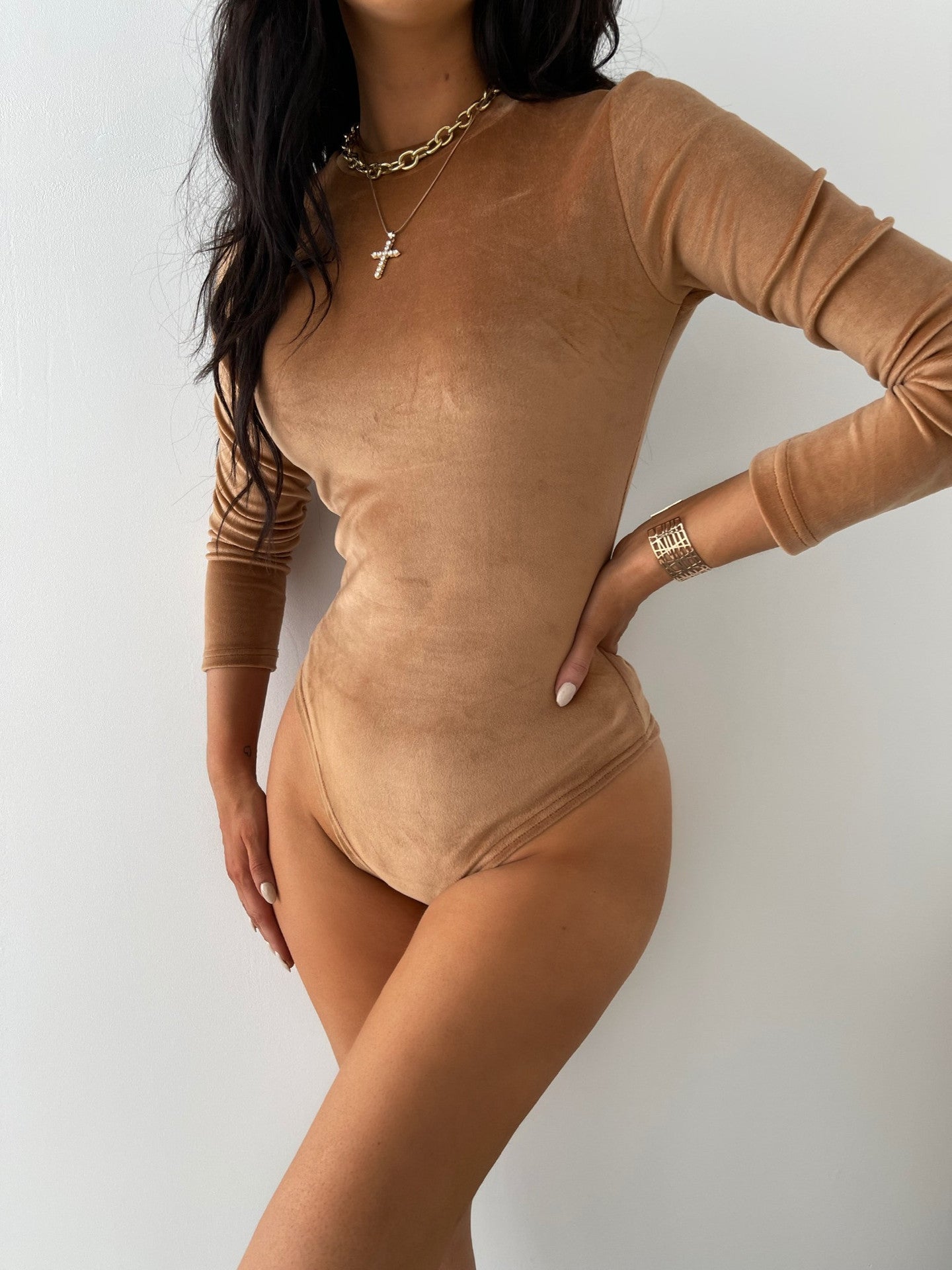 Long Sleeve Round Neck Bodysuit