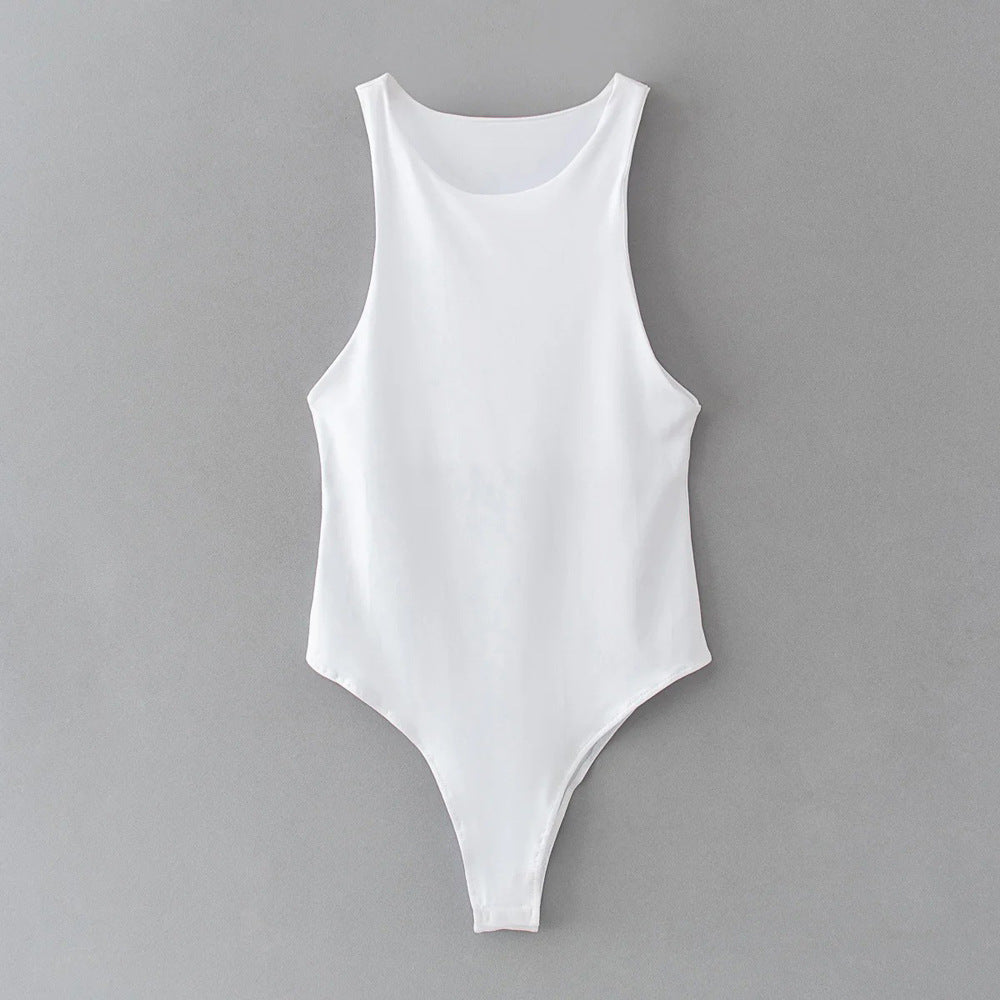 Slim Fit Sleeveless Bodysuit