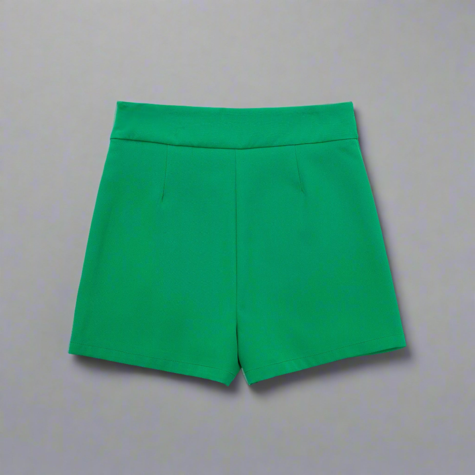 High-Waisted Wrap Skort in pink, green, and white for womenHigh-Waisted Wrap Skort in pink, green, and white for women